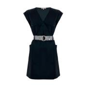 Stijlvol Relmarr Korte Jurk Kocca , Black , Dames