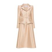 Midi Dresses Self Portrait , Beige , Dames