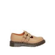 Mary Jane Leren Platte Schoenen Dr. Martens , Beige , Dames