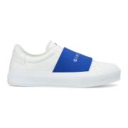 City Sport Wit/Blauw Slip-On Sneakers Givenchy , White , Heren