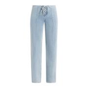 Straight Jeans Rotate Birger Christensen , Blue , Dames
