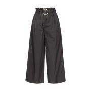 Wide Trousers Pinko , Black , Dames