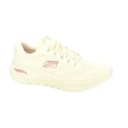 Beige lycra +multi Runner N. DZ Skechers , Beige , Dames