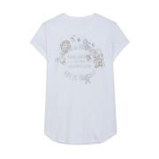 Witte T-shirts en Polos Zadig & Voltaire , White , Dames