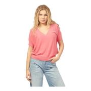 T-Shirts Armani Exchange , Pink , Dames