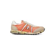 Vintage Edition Oranje Nylon Leren Sneaker Premiata , Multicolor , Her...