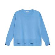 Heldere Blauwe Sweaters Maliparmi , Blue , Dames