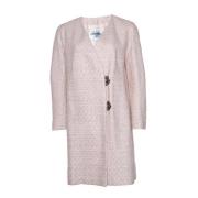 Pre-owned Silk outerwear Chanel Vintage , Pink , Dames