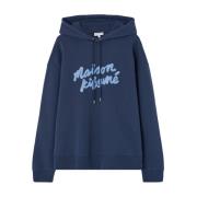 Stijlvolle Sweaters Collectie Maison Kitsuné , Blue , Heren