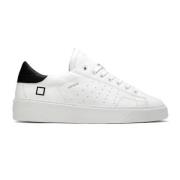 Witte Leren Lage Sneakers D.a.t.e. , White , Heren