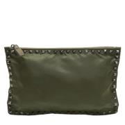 Pre-owned Nylon pouches Valentino Vintage , Green , Dames