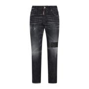 Slim-fit Jeans Dsquared2 , Black , Heren