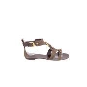 Pre-owned Leather sandals Giuseppe Zanotti Pre-owned , Brown , Dames