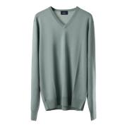 V-neck Knitwear Hackett , Blue , Heren