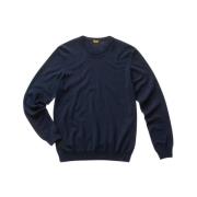 Round-neck Knitwear Blauer , Blue , Heren