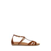 Flat Sandals Unisa , Brown , Dames