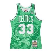 NBA Asian Heritage Larry Bird Shirt Mitchell & Ness , Green , Heren