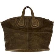 Pre-owned Leather handbags Givenchy Pre-owned , Brown , Dames