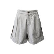 Pre-owned Cotton bottoms Chloé Pre-owned , Gray , Dames