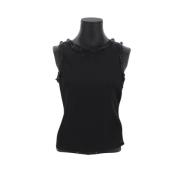 Pre-owned Fabric tops Chanel Vintage , Black , Dames