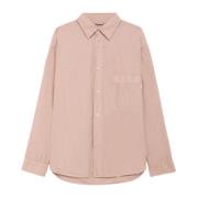 Grijs Roze Shirt Amu108P4290569 Amish , Pink , Heren