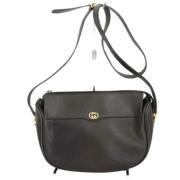 Pre-owned Leather gucci-bags Gucci Vintage , Black , Dames