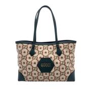 Pre-owned Canvas totes Gucci Vintage , Beige , Dames