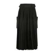 Maxi Skirts Sacai , Black , Dames