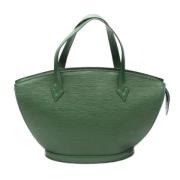 Pre-owned Leather shoulder-bags Louis Vuitton Vintage , Green , Dames