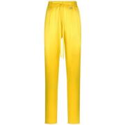 Slim-Fit Straight Trousers Dolce & Gabbana , Yellow , Dames