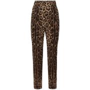 Slim-fit Trousers Dolce & Gabbana , Brown , Dames