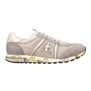 Lucy 6600 Stijlvolle Sneakers Premiata , Beige , Heren