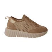 Beige Weekend Dames Sportieve Sneaker Pedro Miralles , Beige , Dames