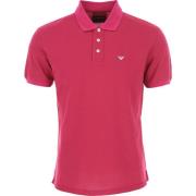 Fuchsia T-shirts en Polos Emporio Armani , Pink , Heren