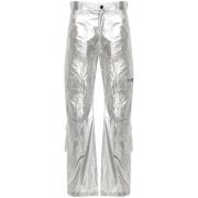 Wide Trousers Golden Goose , Gray , Dames