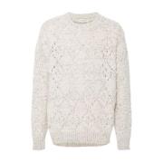 Round-neck Knitwear Dries Van Noten , Beige , Heren