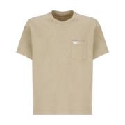 T-Shirts Fay , Beige , Heren