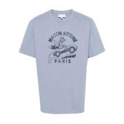 T-Shirts Maison Kitsuné , Blue , Heren