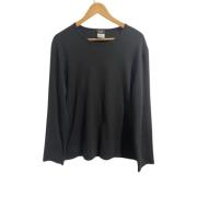 Pre-owned Cotton tops Chanel Vintage , Black , Dames