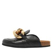 Pre-owned Leather mules JW Anderson Pre-owned , Black , Dames