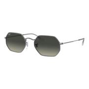 Achthoekige klassieke zonnebril Ray-Ban , Gray , Unisex