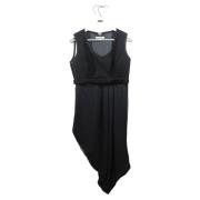 Pre-owned Silk dresses Givenchy Pre-owned , Black , Dames