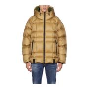 Gewatteerde jas met capuchon Dsquared2 , Beige , Heren