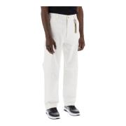 Straight Trousers Darkpark , White , Heren