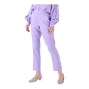 Straight Trousers Silvian Heach , Purple , Dames