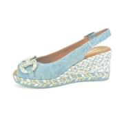 Jeans Sand.+Gar. jute-SpieZ Viguera , Blue , Dames