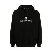 Pullover Hoodie Balenciaga , Black , Heren