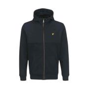 Softshell Zip Hoodie Lyle & Scott , Black , Heren