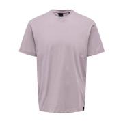T-Shirts Only & Sons , Purple , Heren