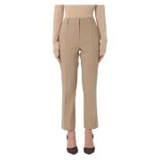 Slim-fit Trousers Sportmax , Beige , Dames